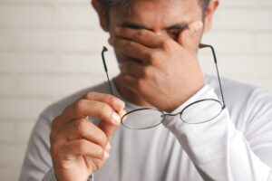 man frustrated